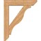 Ekena Millwork Funston Slat Smooth Bracket w/ Offset Brace, Western Red Cedar, 7 1/2"W x 36"D x 44"H BKT0806X36X44FST06SWR - alternate 3